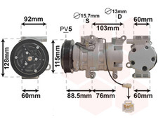 Klimakompressor MAZDA 5 (CR19) 2.0
