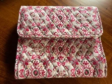 Lemon Hill Quited Hanging Toiletry Vanity Travel Kit Cosmetic Makeup Bag Case