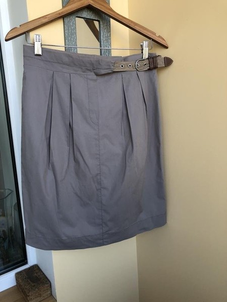 Women Fabiana Filippi Skirt Brown Cotton 38 / M /