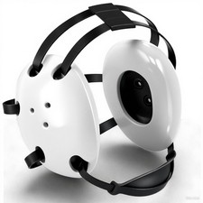 Halloscume 2 Pcs Kids Wrestling Headgear 6.3 x 5.1 x 2 inches, White/Black