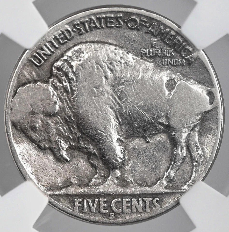 1924-S  5C BUFFALO NICKEL SAN FRANCISCO  NGC VG DETAILS "CLEANED"  #8404748-004 - Image 3 of 4