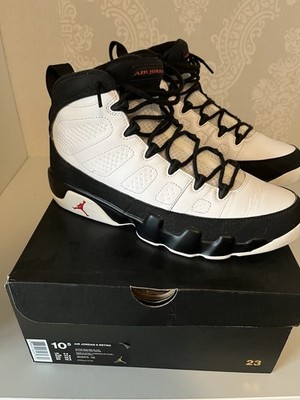 Jordan Air Jordan 9 Retro Herren Basketballschuhe Weiß/Rot/Schwarz EU 44,5