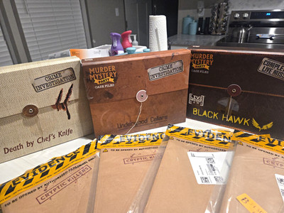 Unsolved Case Files Murder Mystery Game Bundle w/ Online Evidence 17+