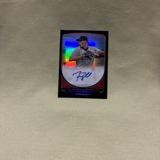 2013 Bowman Chrome Black Refractor #BCA-TB Auto Trey Ball Boston Red Sox /35 🔥