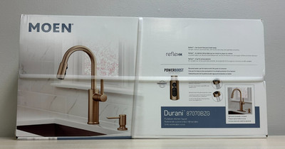 Moen Durani Pulldown Kitchen Faucet, Bronzed Gold