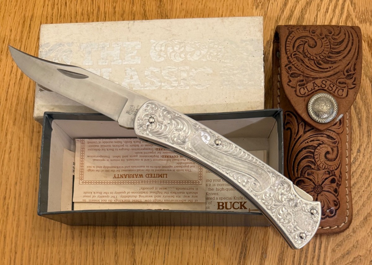 VINTAGE BUCK CLASSIC 111 KNIFE NEVER USED IN BOX SMRT2 | eBay