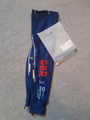 Kalas British Cycling Thermo Fleece Stulpen - Größe 1 Small