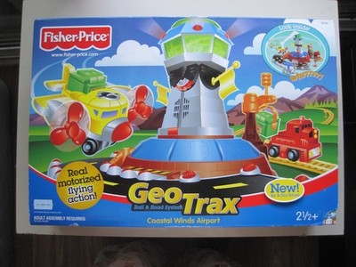 Collectible 2004 Electronic Fisher GeoTrax Coastal Winds Airport