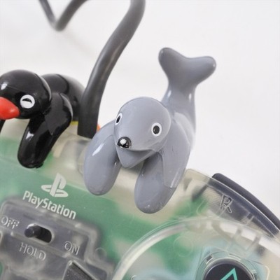 ASCII PAD PINGU Version Clear Controller For Playstation PS1/PS2