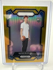 2024 Panini Prizm Draft Picks - Matas Buzelis #67 Gold Rookie Prizm 09/10