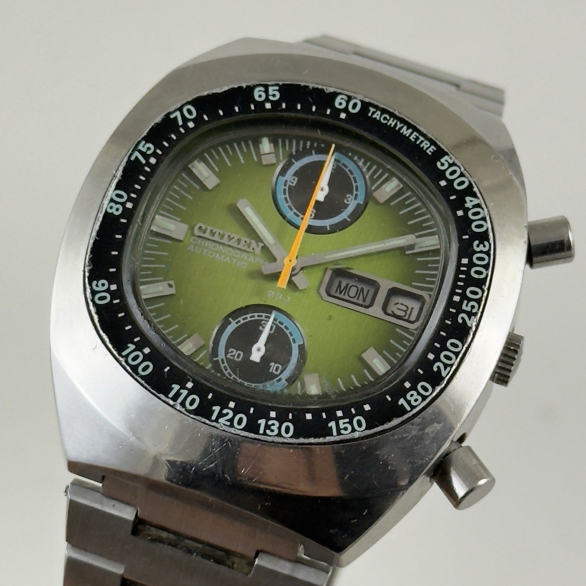 VINTAGE CITIZEN FLYBACK 8110 REF 67-9054 MENS CHRONOGRAPH WATCH