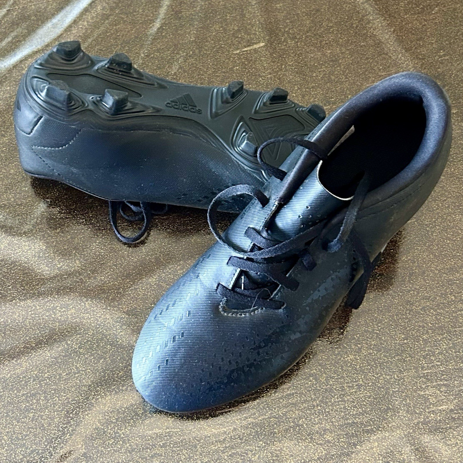 Adidas Predator scarpe da calcio con tacchetti nere taglia FR 42 2/3 lotto da 2