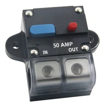 ZOOKOTO 12-24 Volt DC Circuit Breaker, 0 or 4 Gauge Trolling Motor Auto Car... 