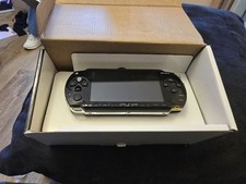 Sony PSP Black Handheld Console. Cases, Chargers, 3 Games Boxed With Manual