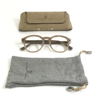 Brunello Cucinelli Eyeglasses Frames BC4006S 100932 Cashmere Beige 50-21-145