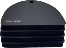 Stadium Seat Cushion, Bleacher Portable and 15 13 1 inch, Black