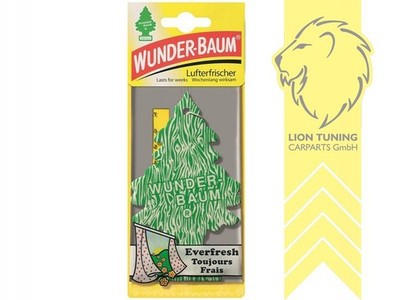 Wunderbaum Duftbaum Autoduft Autoparfüm Lufterfrischer Everfresh Duft