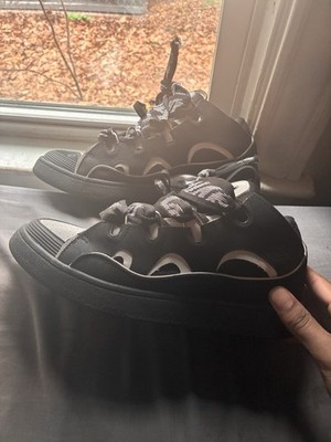 Lanvins Black And Grey Size 11