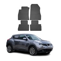 Omac Gummi FußMatten FüR Nissan Juke 2010-2019 Automatten Gummi Schwarz 4Tlg