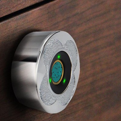 Schlankes biometrisches Schrankschloss aus Aluminiumlegierung kompatibel mit ver