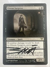 Artist Signed - Gloom Surgeon (Magic The Gathering, MTG) Avacyn Restored - NM