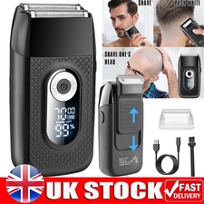 LCD Foil Shaver Electric Cordless Shaver for Men Wet/Dry Razor Rechargeable USB