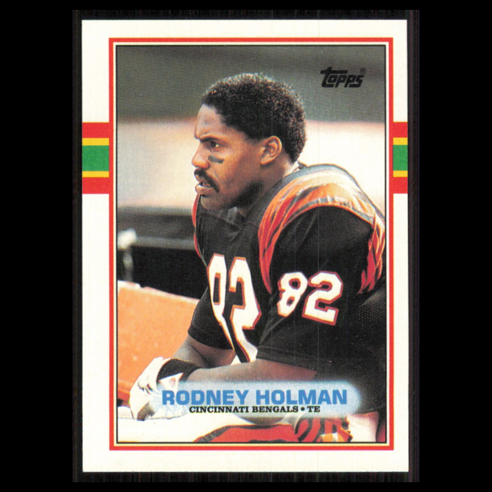 Rodney Holman Rookie #32 1989 Topps Cincinnati Bengals Football Card NFL NM