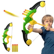 Soft Arrow Bow Set for Kids Beginner, Easy Foam Archery Kit for Starters, wit...