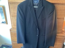 Men  s Chaps Black Formal Tuxedo Jacket 40L