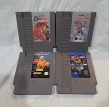 Nintendo NES Lot 4 Games Blades Of Steel Double Dribble Spy Hunter Wrestlemania 