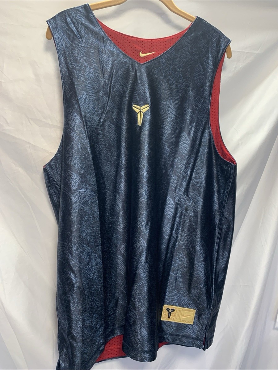 Nike NBA Kobe Bryant Reversible Basketball Jersey Sz L Blue