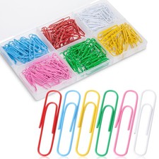 Mr. Pen- Paper Clips, 2 Inch, 240 Pack, Large Colored Paper Clips, Colored Paper