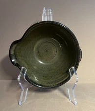 Jugtown Ware-North Carolina Southern Pottery-Mixing Bowl V. Owens stamped 2004