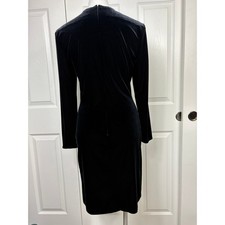 Jupe Longue Noire En Velours Stretch NIKI LIVAS – Avec Inserts Transparents – Taille S
