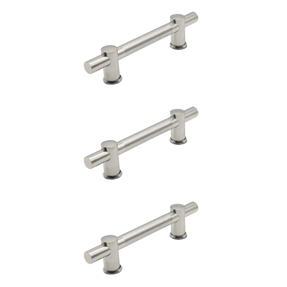3pcs Household Door Handle Stainless Steel Handles Iron Gate Knobs (Silver) - Image 4 of 4