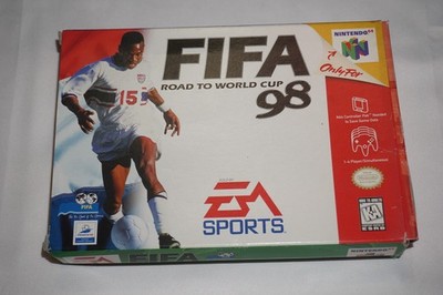 Fifa 98 Road to the World Cup (Nintendo 64 N64) Complete in Box