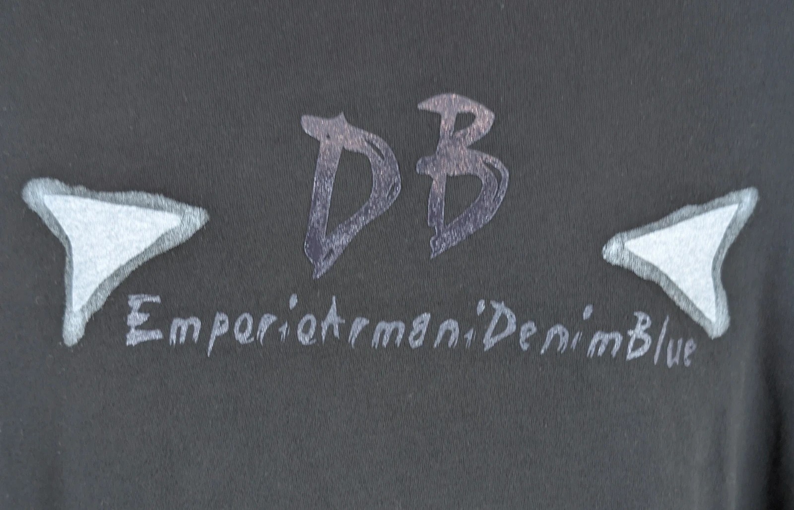 Emporio Armani Denim Blue black sweater. Mens Medium. DN2350 image 4