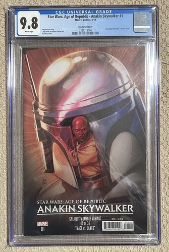 Star Wars: Age Of Republic Anakin Skywalker #1 CGC 9.8 Marvel 2019 Mace Windu