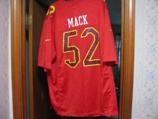 2016   KHALIL MACK   PRO BOWL  NAME SEWN  NIKE JERSEY  # 52  ADULT SIZE  XXL 2XL