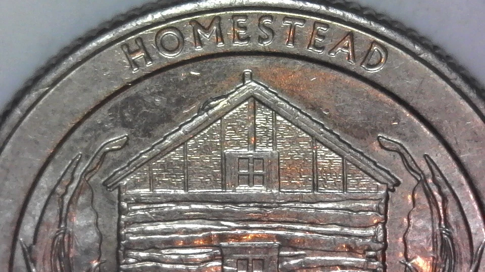 2015D ATB NEBRASKA HMSTD 25c "Snow on Roof" Die Gouge ERROR DENVER MINT Rare! - Image 3 of 4