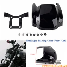Front Headlight Fairing Kits Black Fits Harley Nightster 975 RH975 2022-2023