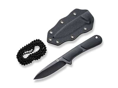 CIVIVI Mini Elementum Fixed G10 All Black Messer Nitro-V Kydexscheide   02WE061