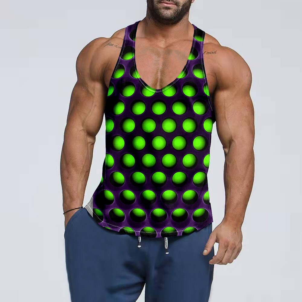 Tops Mens Sleeveless Sports TShirt Tank Top Tees Undershirts