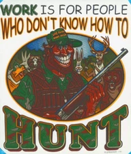 Authentic Vintage 90's Hunting Outdoors Country Boy Heat Transfer Iron On NOS