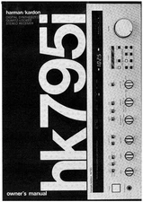 Harman Kardon HK795I Receiver Owners Manual