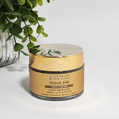 Australian Skin Clinic 24K Gold Amino Acid & Peptide Face Cream Plump Firm Glow