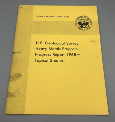 Geological Survey 622 US Geological Survey Heavy Metals Program Progress Report
