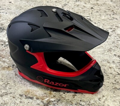 Razor Authentic Black-Label Motorcycle Full-Face Helmet Size