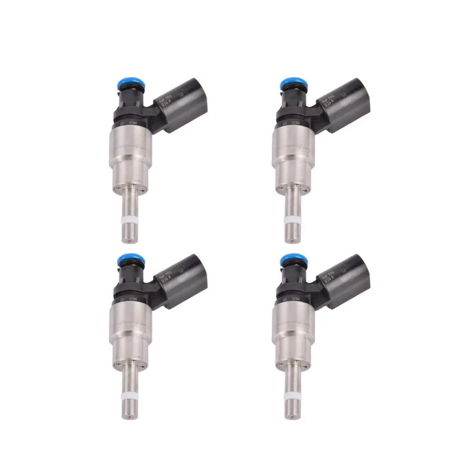 4 injetores de combustível para Bosch 2005-2009 Audi A4 Quattro 2.0L I4 Turbo 06F906036A EUA - Imagem 2 de 4