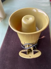 BOCINA ALARMA COCHE BARCO 10W PLÁSTICO ELÉCTRICO USADO VINTAGE BAQUELITA VERDE??